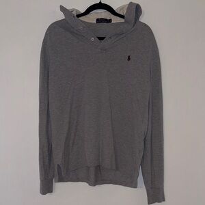 Ralph Lauren Gray Hooded Sweater